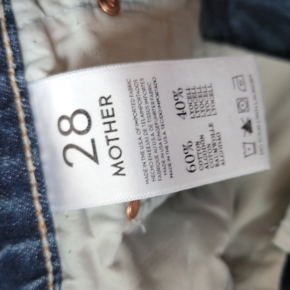 Mother the Nomad Crop Fray Twice as Nice - Size 28 - Picture 8 of 9